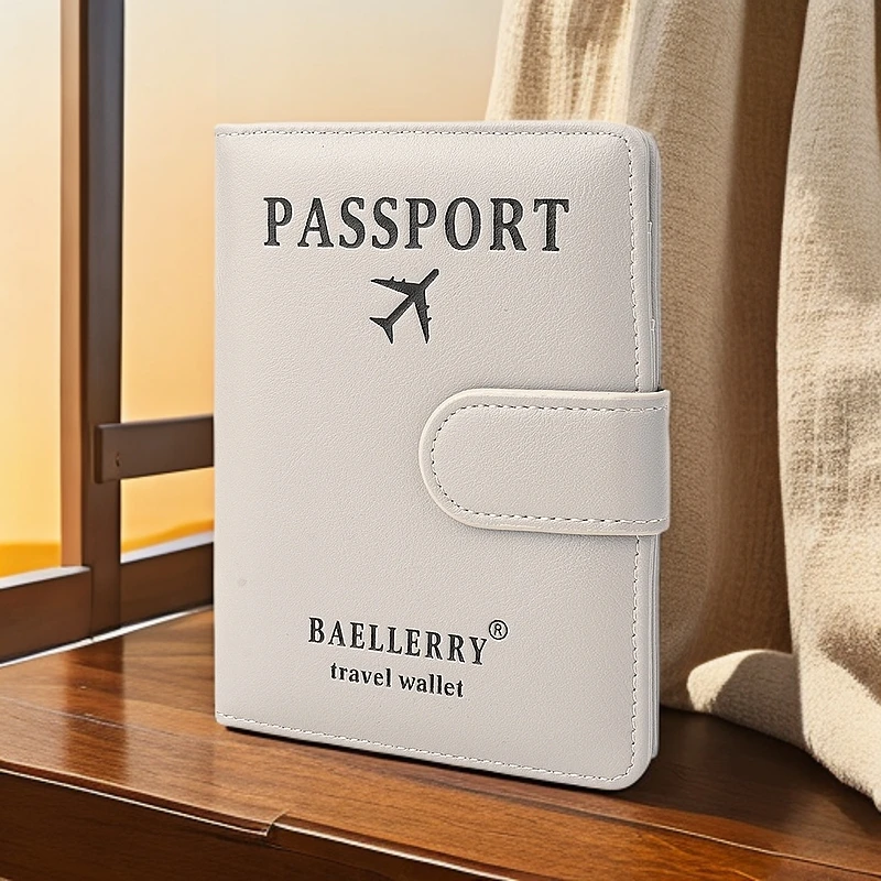 男女通用防磁搭扣tagi护照包旅行证件简约卡包护照本保护套收纳包