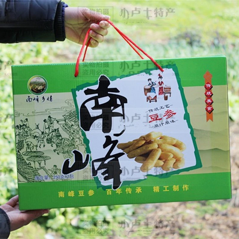礼盒装都昌特产豆参豆冲江西九江南峰豆条豆葱油炸条子豆腐小豆条
