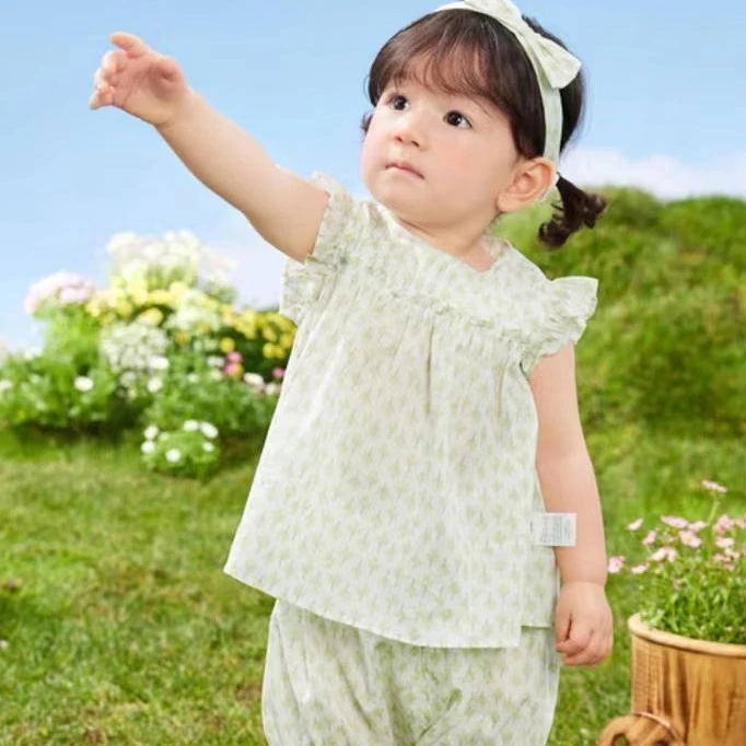 2023年夏季新款女婴童短袖套装200223119004