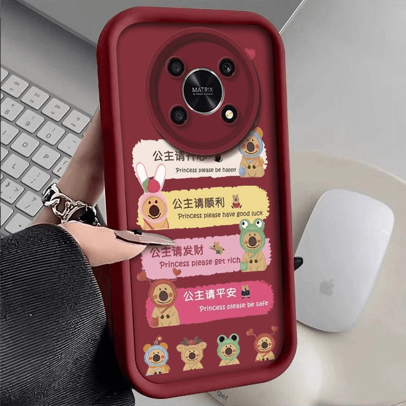 适用于荣耀X40GT手机壳HONORx40gt公主请发财新年女防摔软壳全包