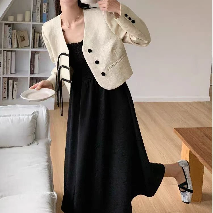 秋季时尚新款套装设计感别致独特高级感洋气显瘦气质韩版秋冬