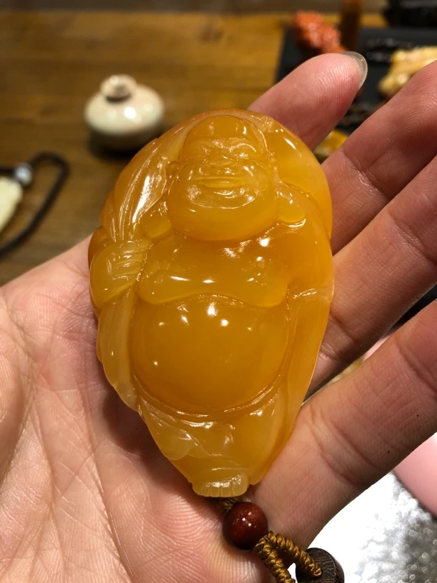 印尼金田黄—弥勒佛