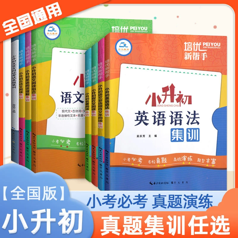 小升初必刷题语文阅读集训小学英语语法大全专项训练总复习