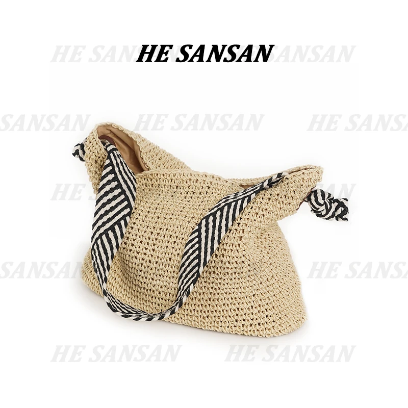 【SANSAN】夏季草编包包沙滩包度假单肩包BB-2044