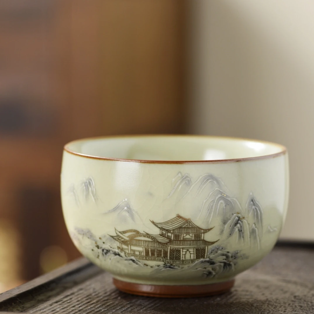 亭台楼阁禅定杯150毫升