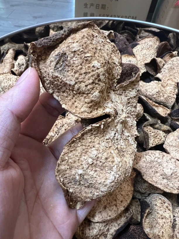 2013年新会天马圈枝大红皮陈皮日晒铁桶存放干仓散装