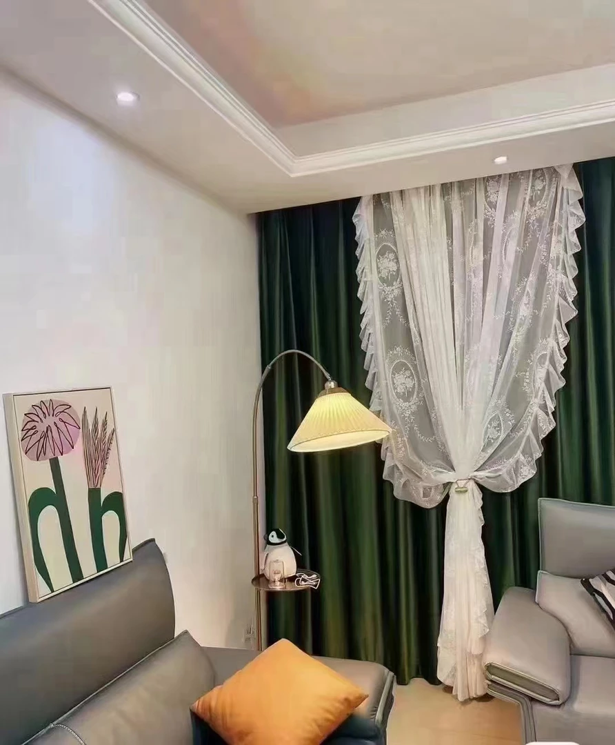 镜面纱-优雅梦幻纱帘