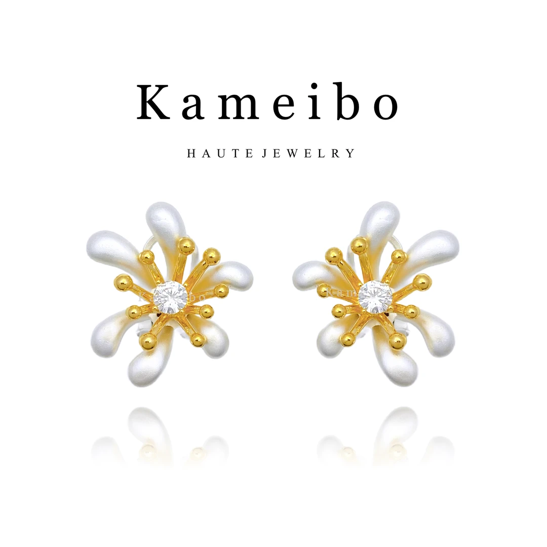 铜合金耳饰 DY·烟花DK5710高级感网红气质时尚轻奢百搭耳钉耳环