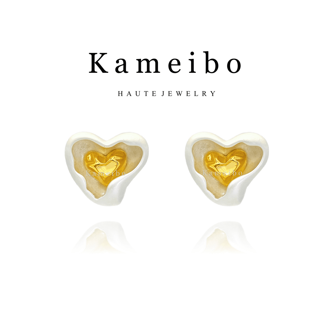 铜合金耳饰 DY·熔心DK5487高级感网红气质时尚轻奢百搭耳钉耳环