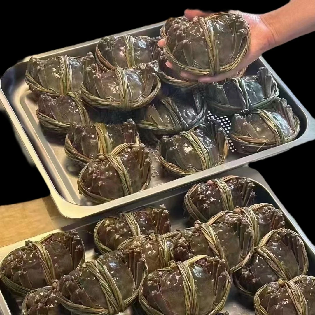 4.5两以上兴化红膏九指公螃蟹4斤（清蒸螃蟹）顺丰包邮