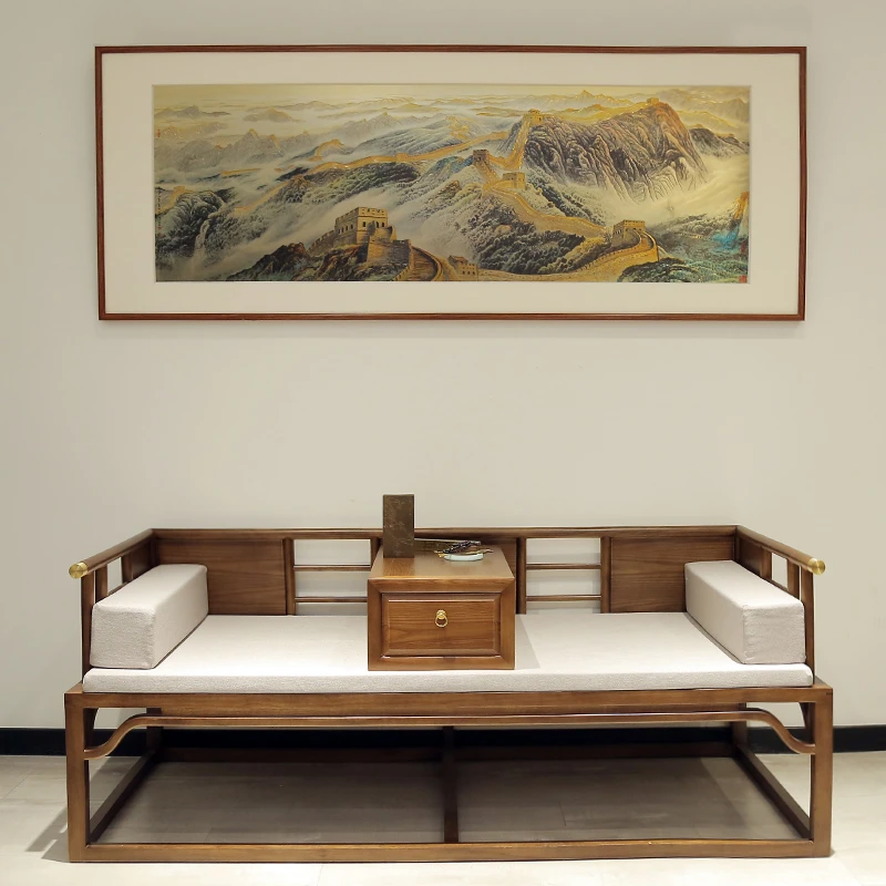 手工錾刻新中式金属画《万里长城》尺寸装饰画壁画挂画背景画纪念品