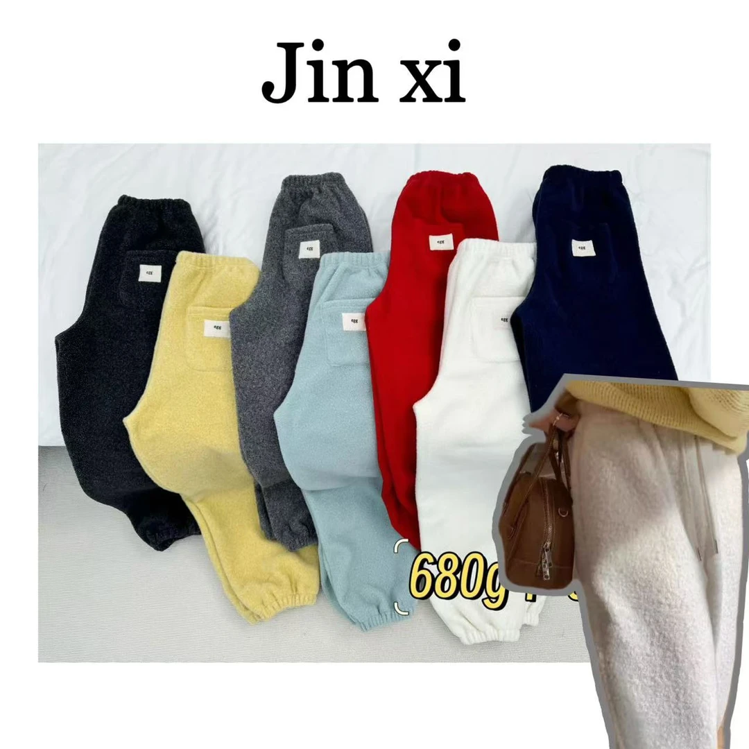 【卷卷多彩裤】金喜家韩系穿搭-2024冬季限定多色休闲百搭圈圈裤