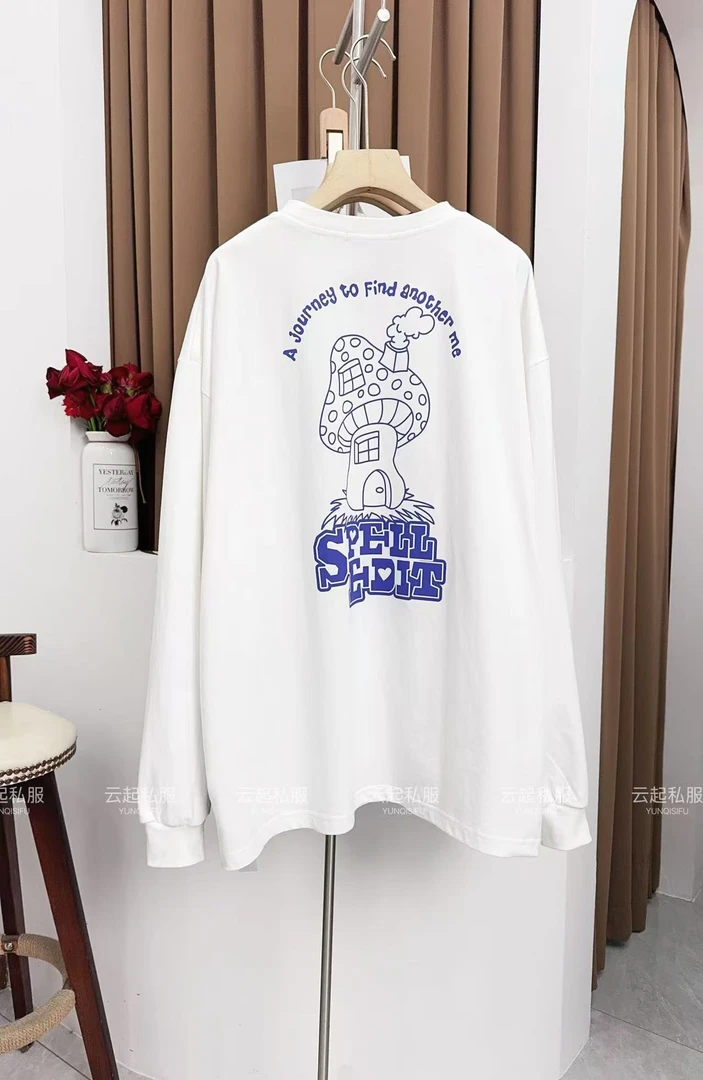 2024冬季新品森林蘑菇长袖T袖