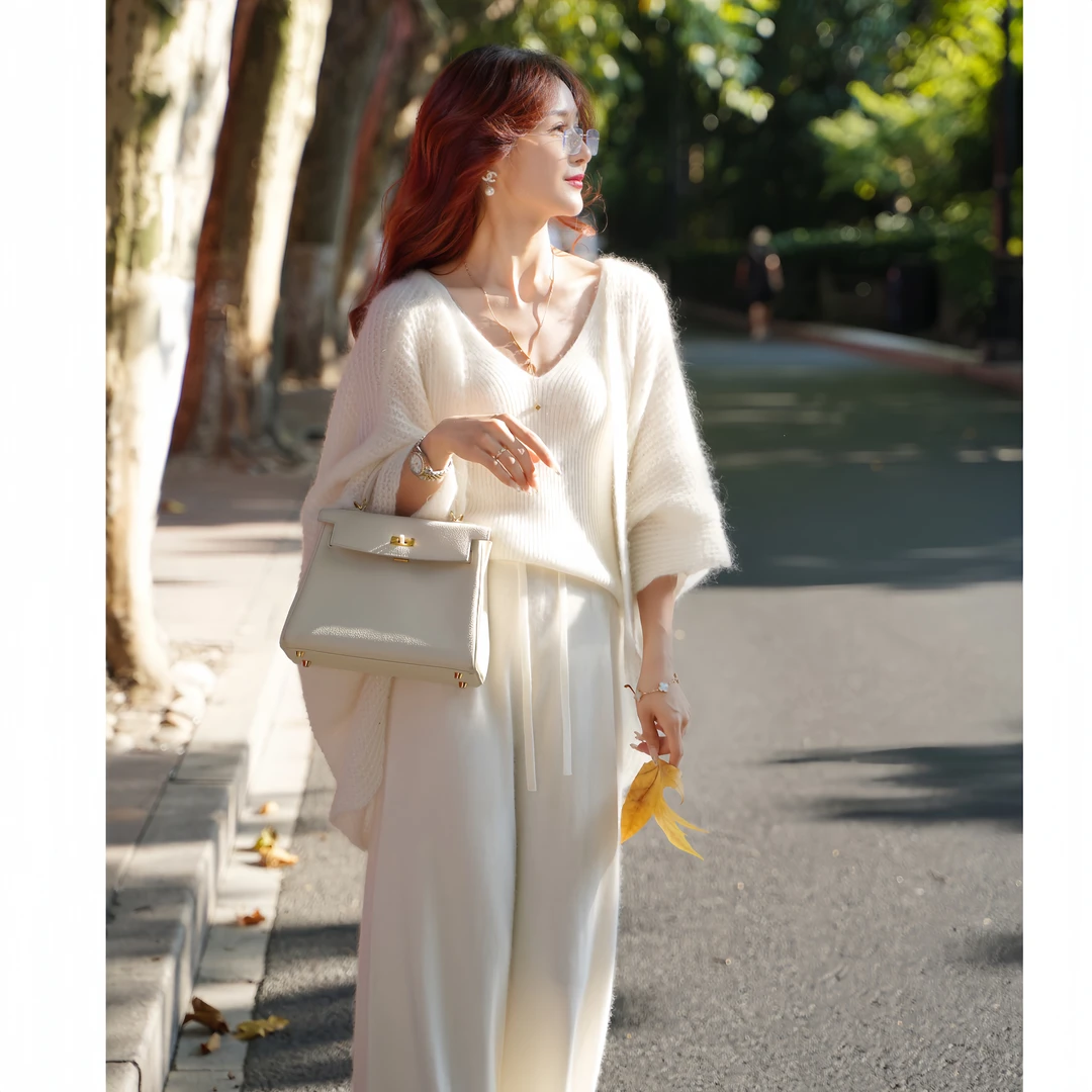 包包自制【白色恋人】内搭针织背心气质氛围感时尚休闲