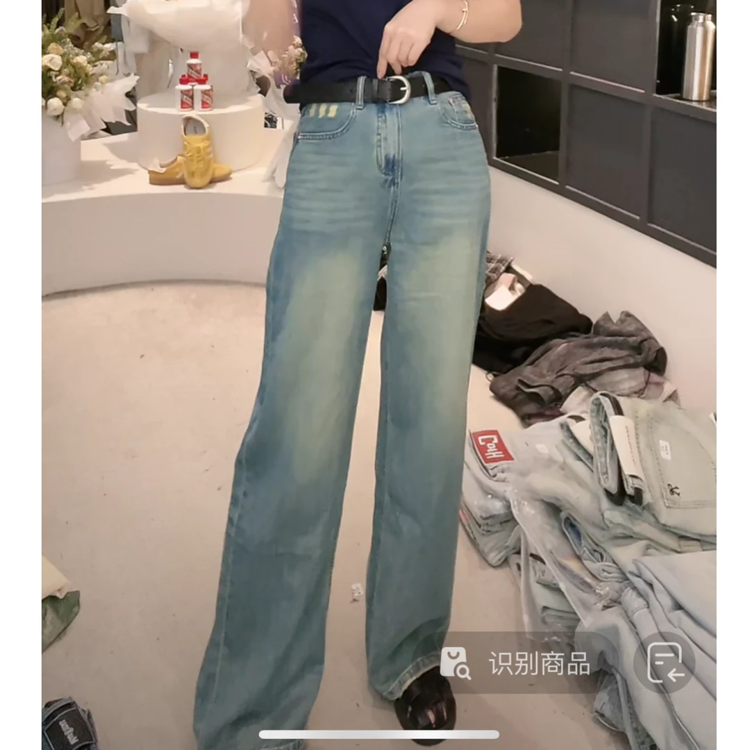 《姚家优麦汇》KH353春夏款水洗牛仔裤显瘦百搭新款裤子