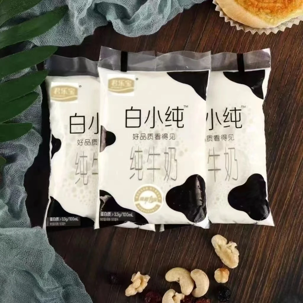 君乐宝白小纯原味纯牛奶180ml
