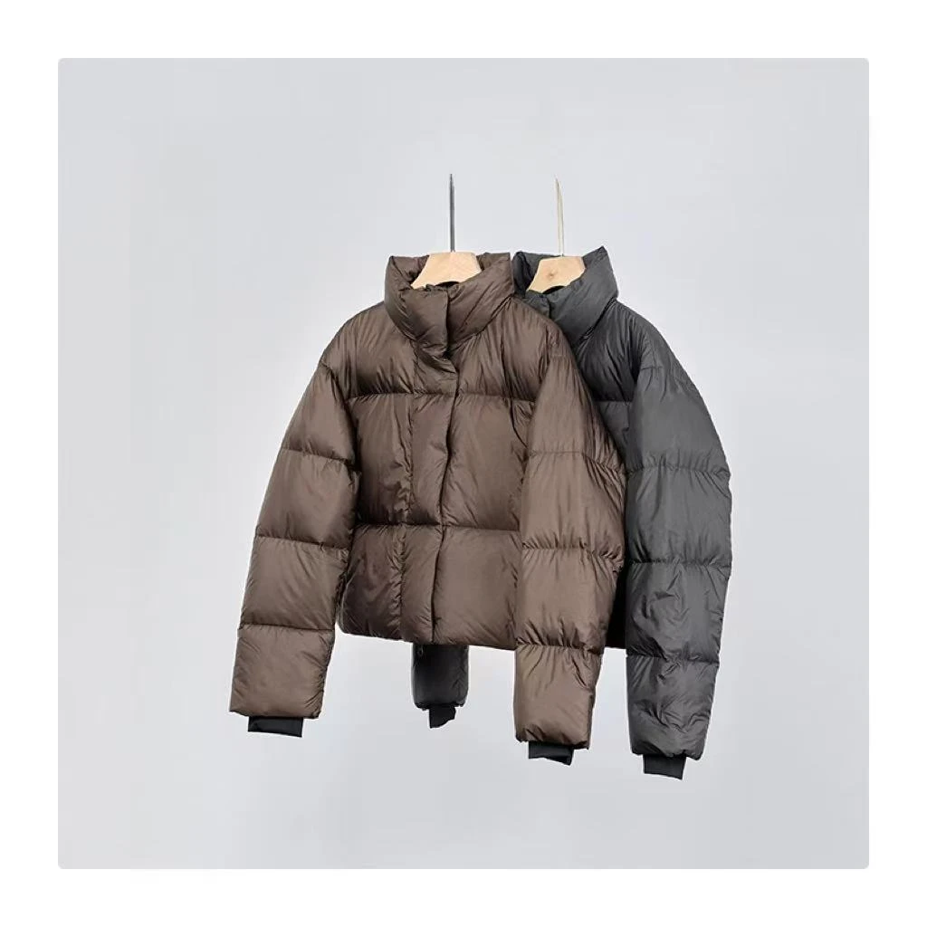 黑标鹅绒服短款羽绒服