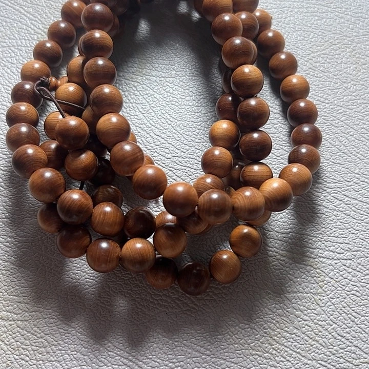 非洲檀香无事牌冷****g黄粉香料手串108