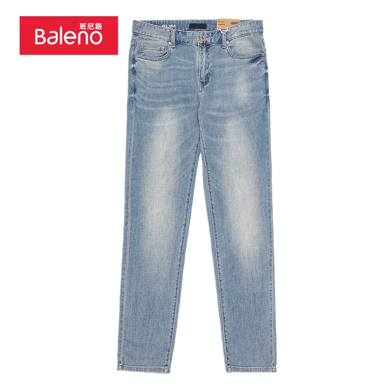 BALENO/班尼路夏季百搭直筒显瘦男士牛仔裤长裤88111032