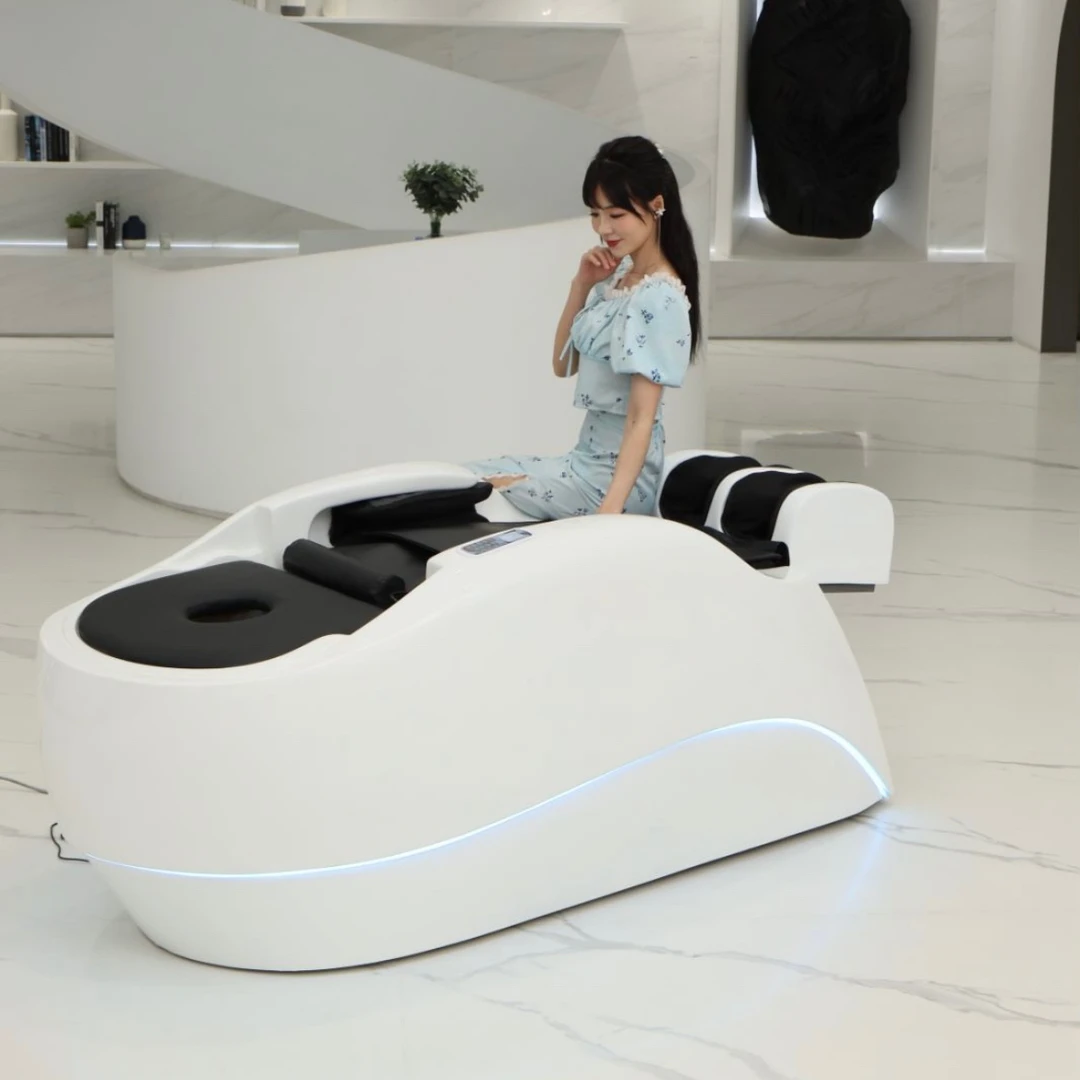 按摩洗头床 智能按摩床发廊洗头床理发店按摩冲水床