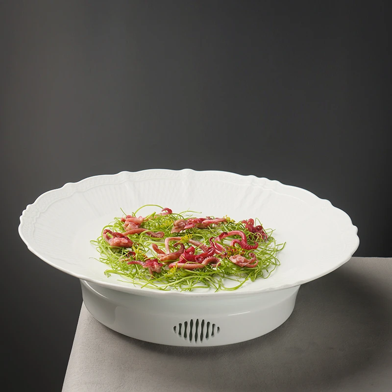 先锋匠厨加热保温餐具陶瓷意境餐餐具会所餐具网红餐具保温商用