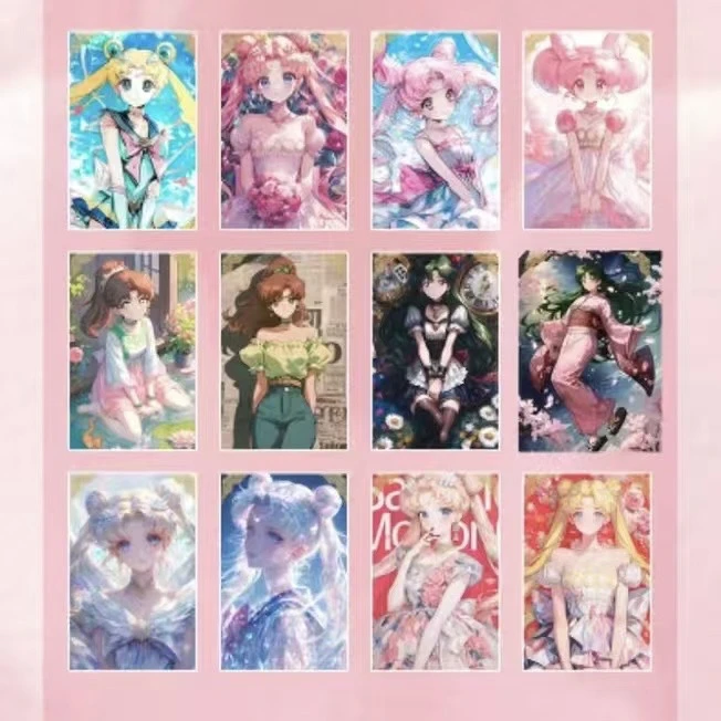 美少女战士 箱配卡册 二创 A4大卡动漫卡牌 加纳代拆