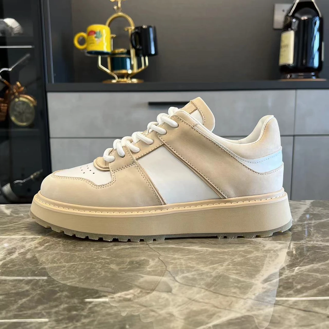 男士时尚休闲百搭厚底户外男款舒适工装男款潮鞋低帮经典鞋子