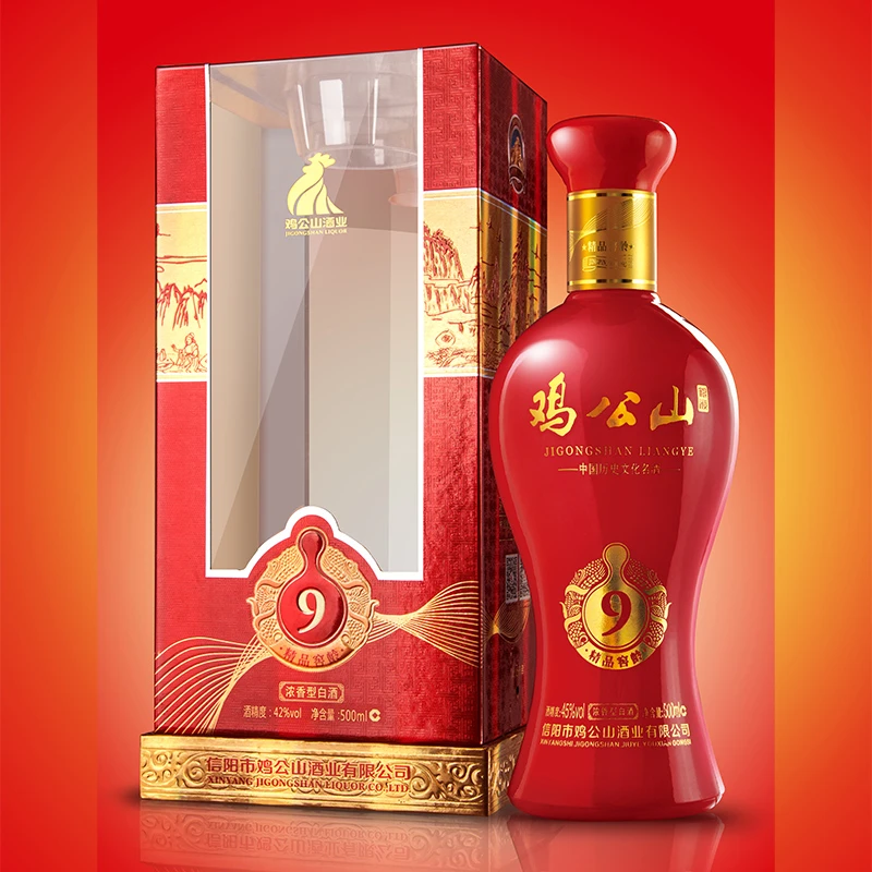JI GONG SHAN/鸡公山鸡公山白酒精品窖龄9单瓶装500ml