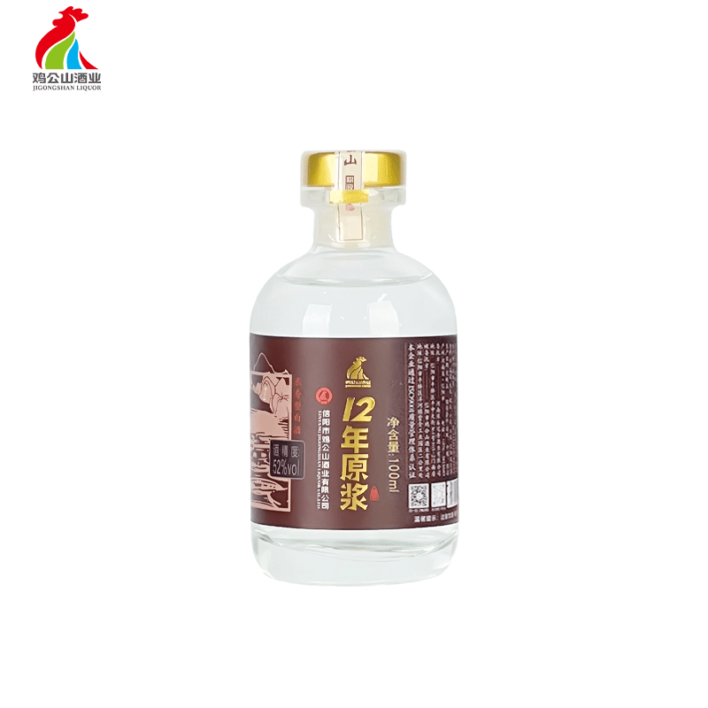 JI GONG SHAN/鸡公山白酒12年原浆小酒版52度100ml
