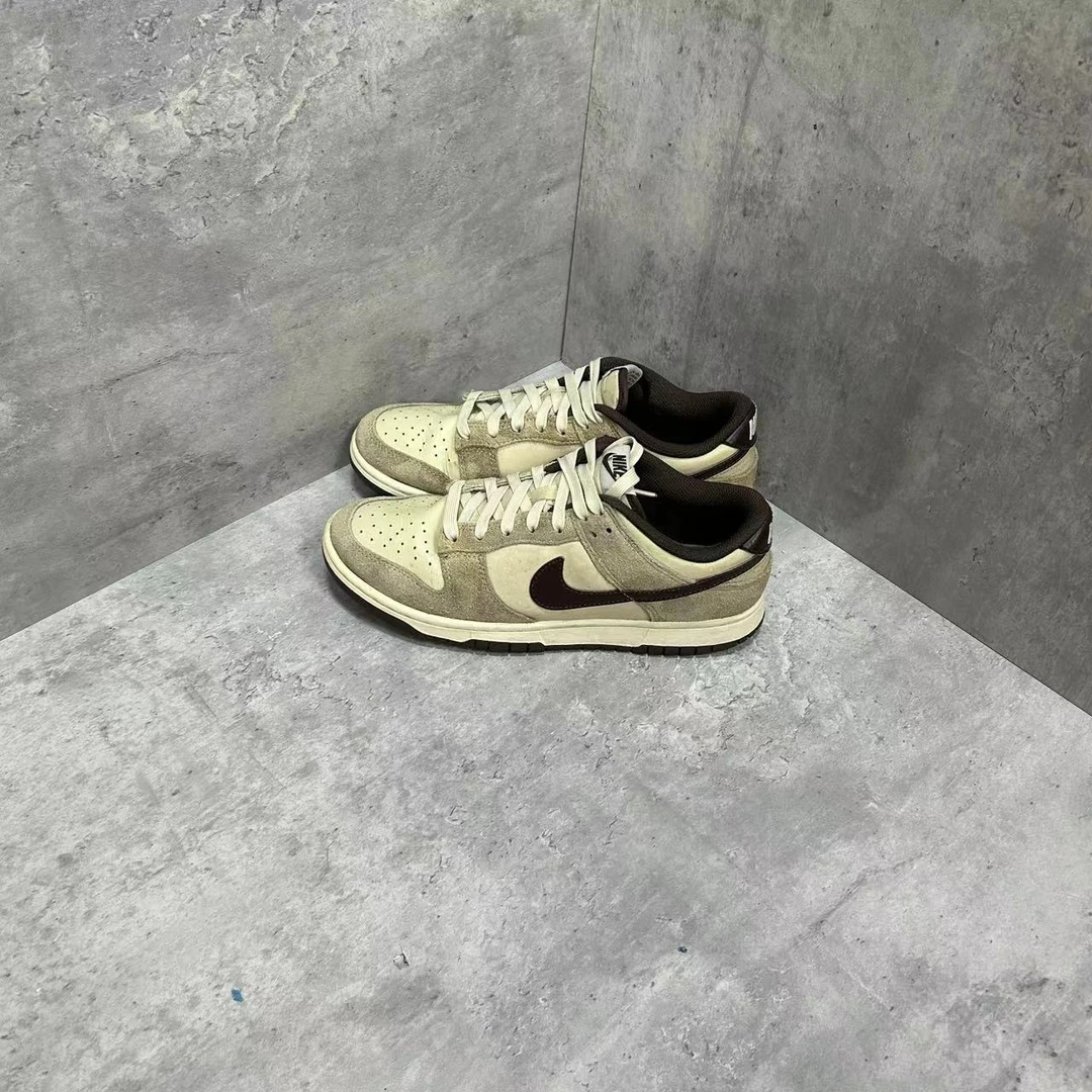 41码 NIKE Dunk 米色 低帮 板鞋 百搭