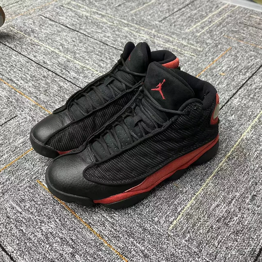 42码 AJ13 黑红 高帮 复古篮球鞋 工价3899