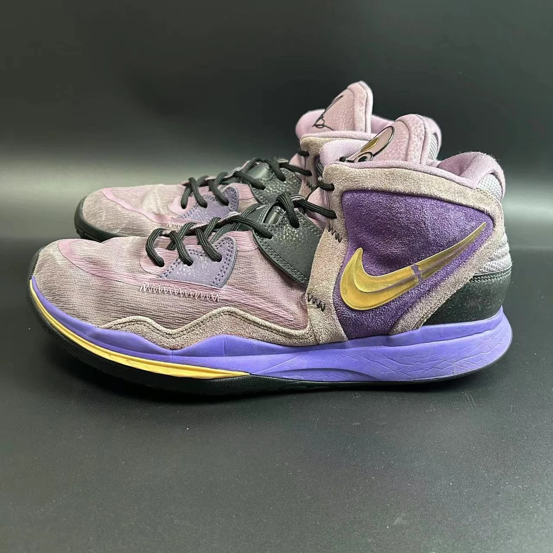 47.5码 Nike 欧文8 紫色宇宙 中帮 实战篮球鞋 工价2879
