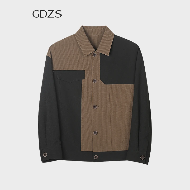 GDZS格度佐致品牌男装-春夏舒适黑色时尚简约双层夹克PABCB1171