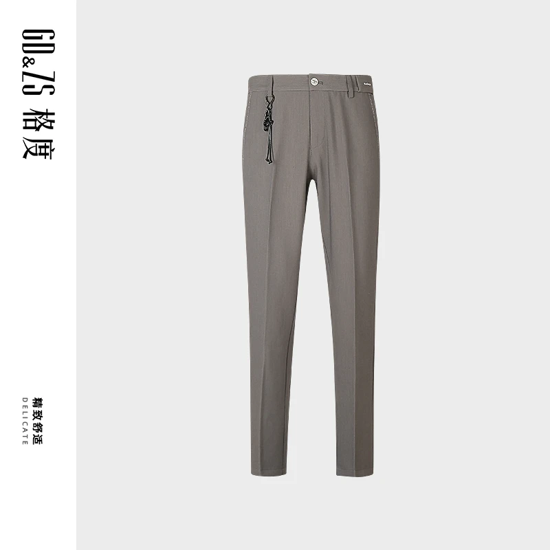 GDZS格度佐致品牌男装-男士春夏百搭舒适直筒商务休闲裤OABFC1955