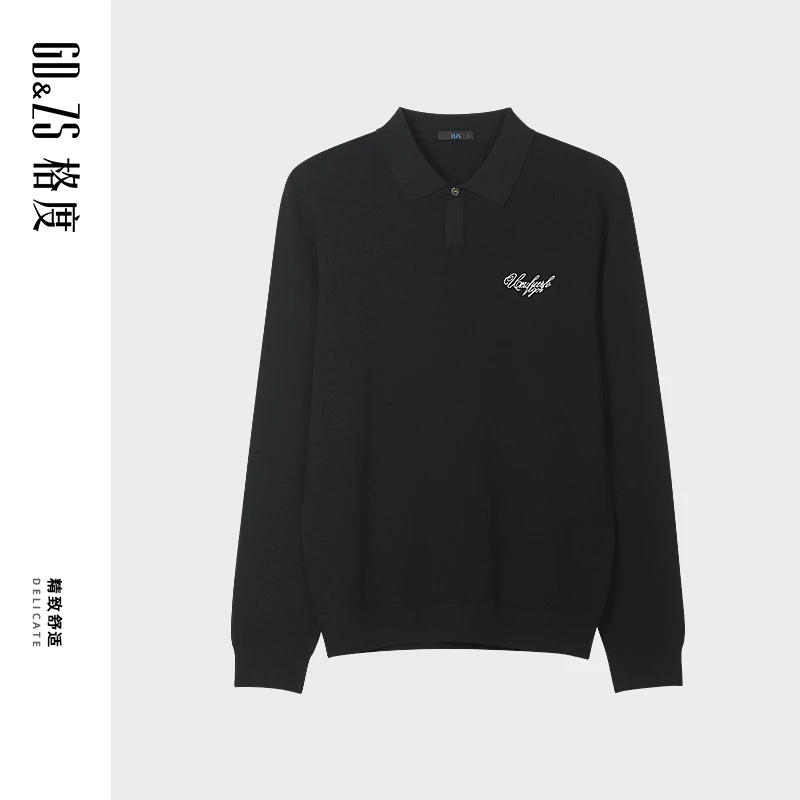 GDZS格度佐致品牌男装-男士休闲绣花简约百搭长袖线衫OABIA1998