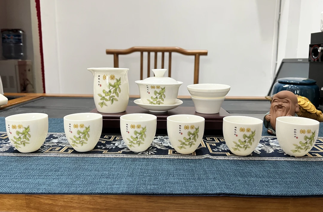 核桃之乡洛南文化创意专属茶具套装泡茶家用送礼礼盒装可定制化