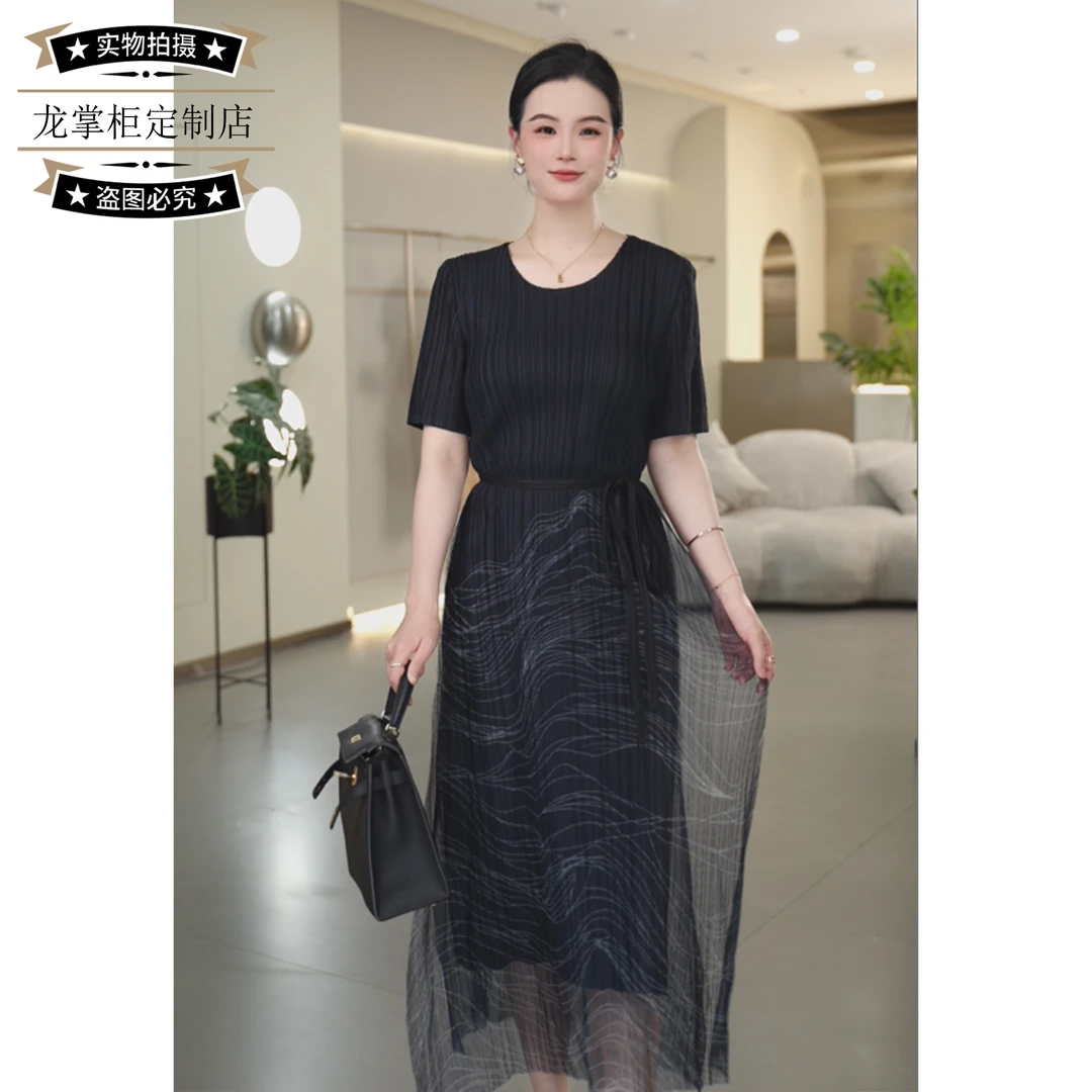 【龙掌柜.】夏季舒适休闲三宅风连衣裙W27666