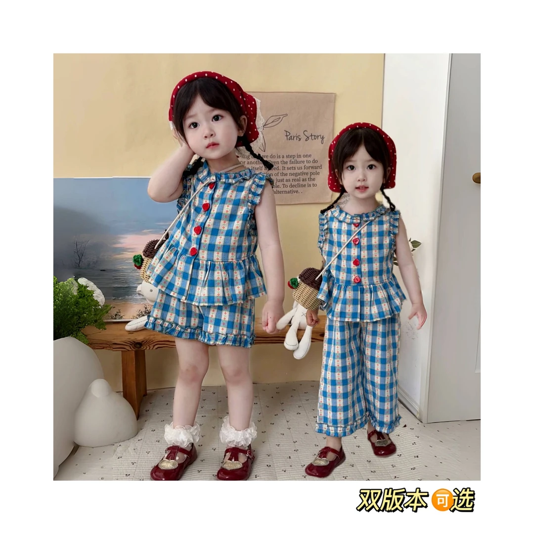 女孩夏天2024新款儿童韩版气质洋气短袖女宝时髦衣服潮服