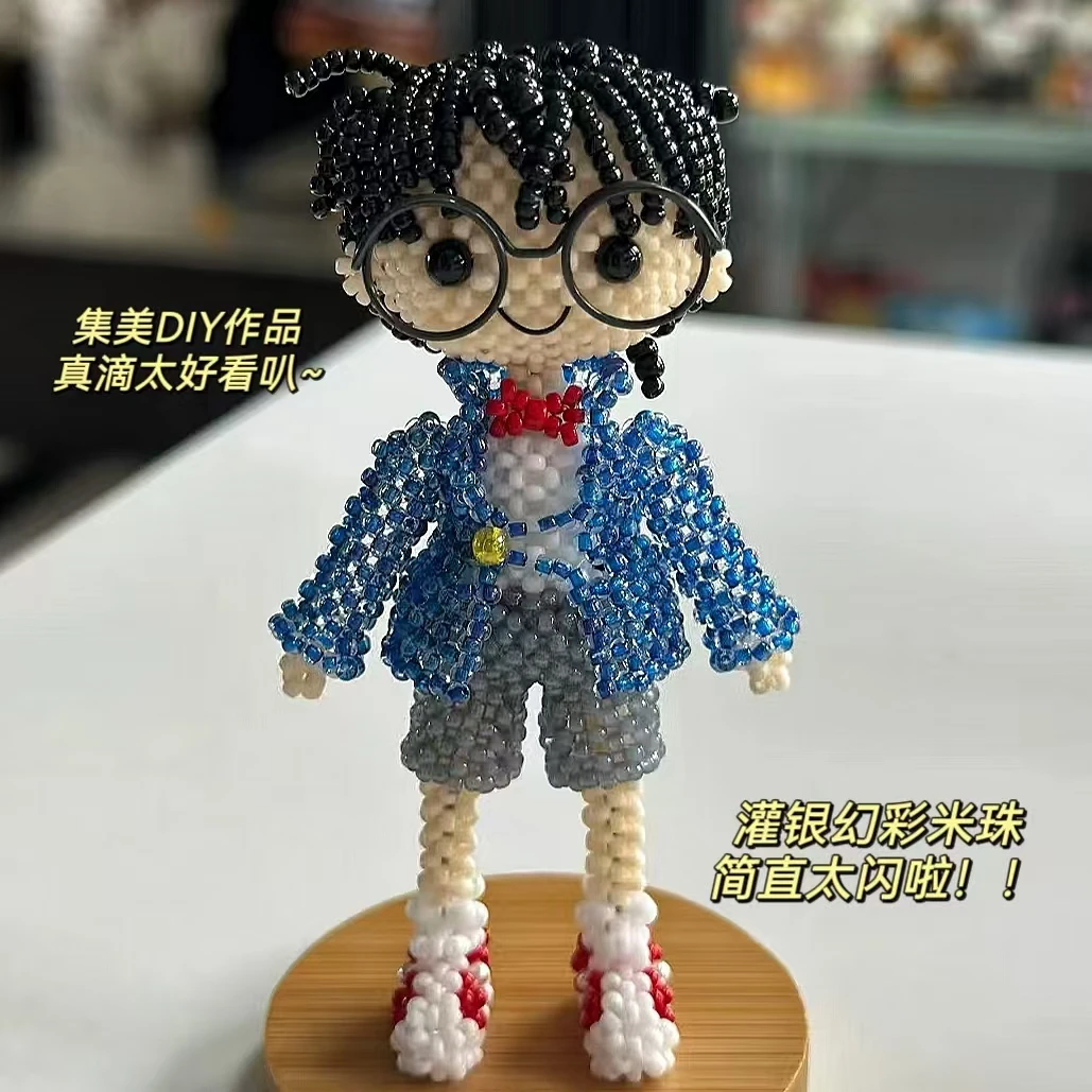 1~200 灌银米珠DIY高颜值混色 炫彩油画米珠 串珠配饰包邮