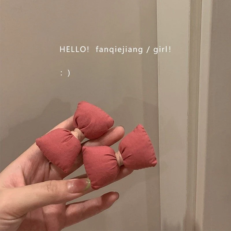 韩国ins可爱少女蓬蓬蝴蝶结发夹边夹百搭刘海鸭嘴夹发饰甜美饰品