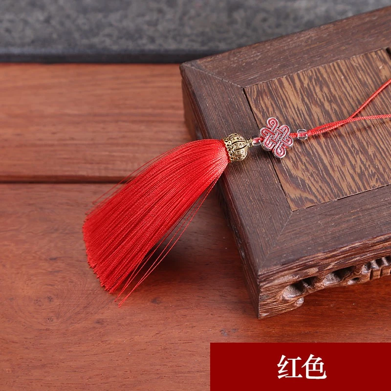 【花语礼品】流苏穗子合金属皇冠帽景泰蓝中国结吊穗饰品配饰挂件