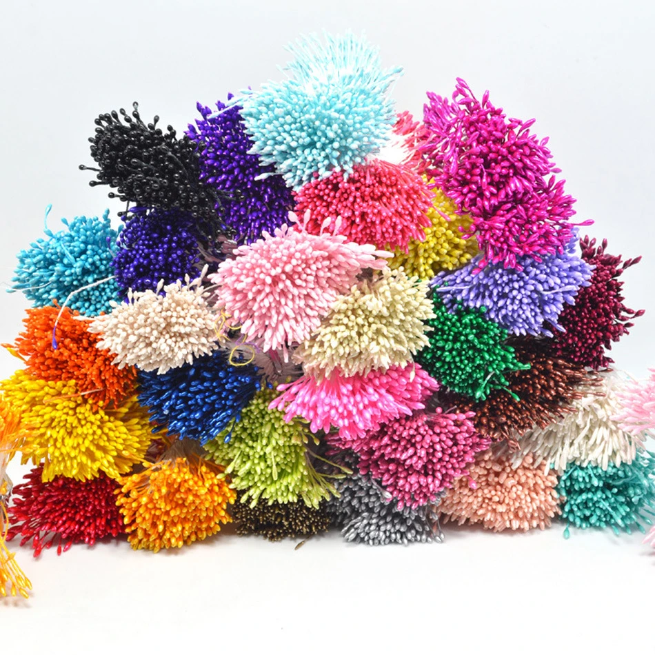 1mm420根珠光花芯手工DIY花朵材料花心配件花蕊翻糖花芯丝网花