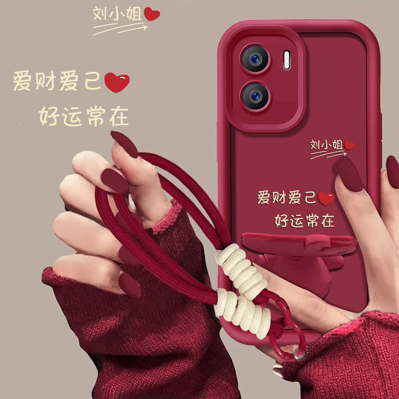 适用于荣耀X40I手机壳发财被爱天眼阶梯百家姓防摔手机壳