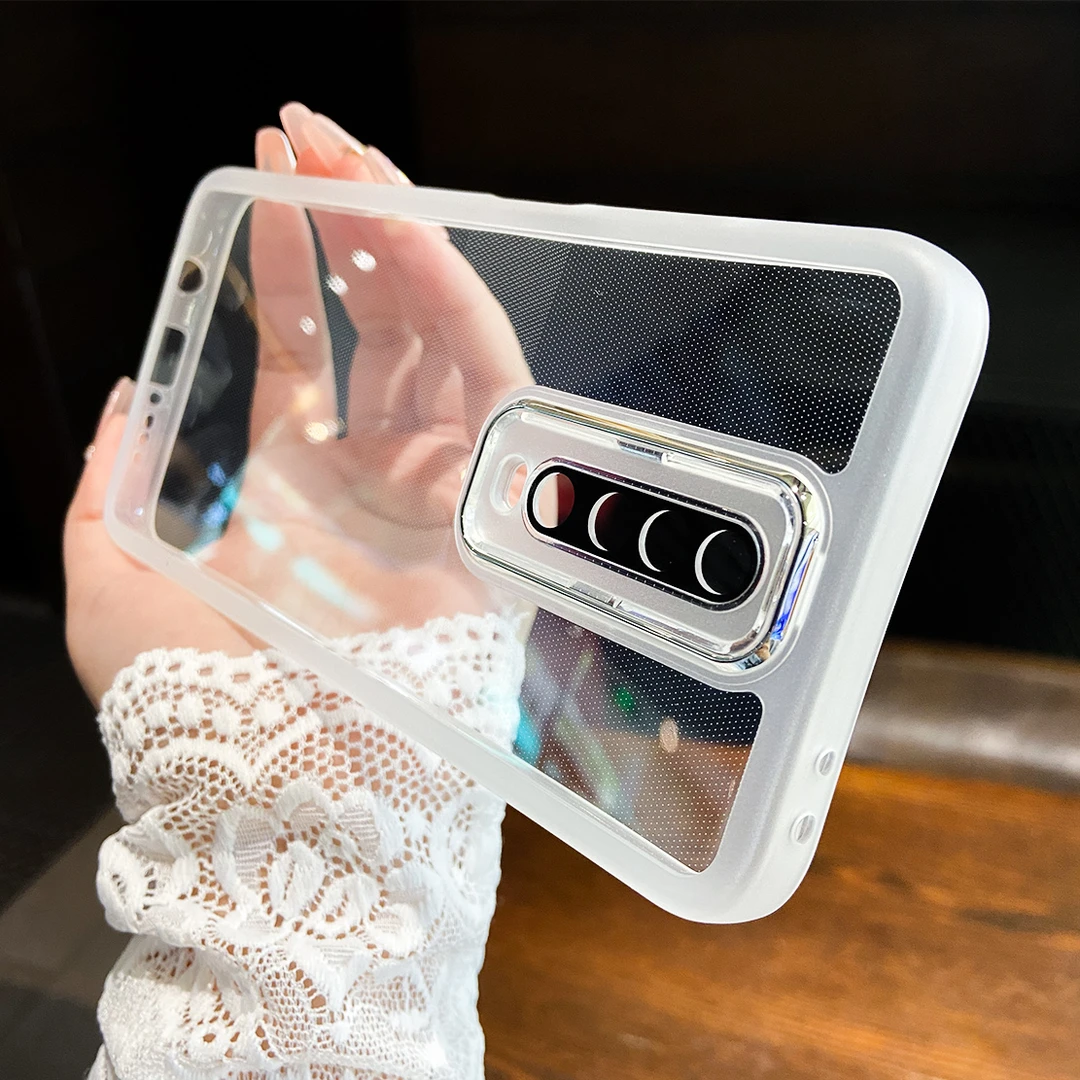 适用于红米K30手机壳新款自带镜头膜透色相框防摔防刮蹭保护套