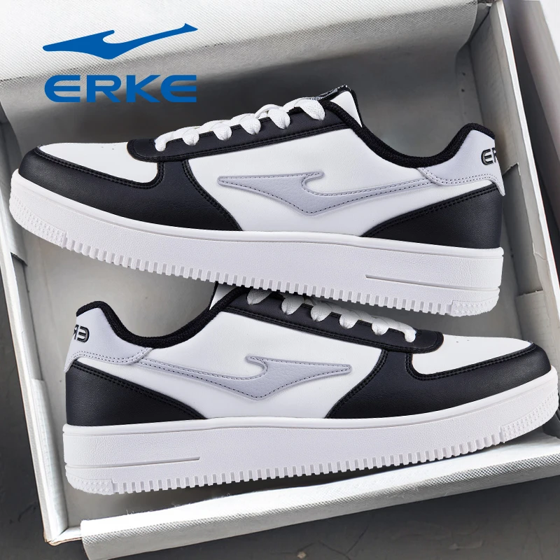 鸿星尔克男鞋板鞋冬季空军一号休闲小白鞋红星官方旗舰运动鞋男士