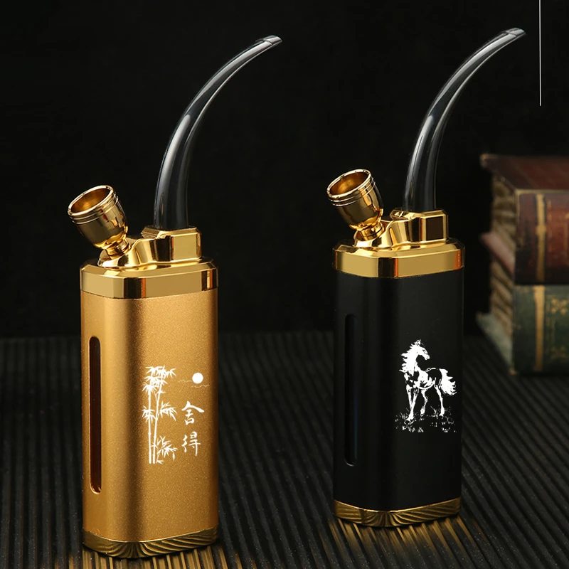 四用型手工过滤烟斗便携复古高档焦油过滤器 可装水 饮料烟具