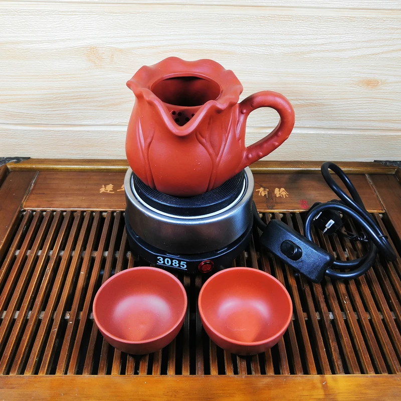 西北优质罐罐茶带灯带开关电炉子300W煮茶茶具茶罐中式烧茶炉茶杯
