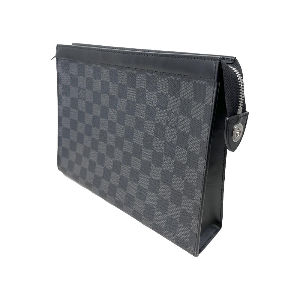 95新 LouisVuitton/路易威登 棋盘格手拿洗漱包男士礼物 27*20*6