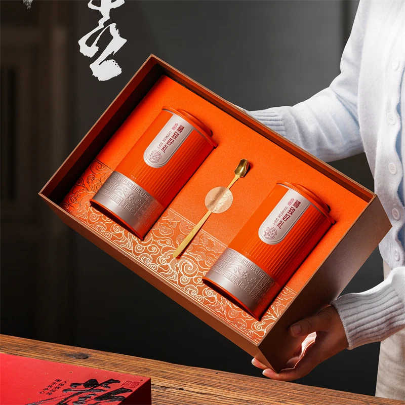 红茶茶叶包装盒空礼盒高档定制金骏眉古树祁门滇红礼品盒空盒罐装