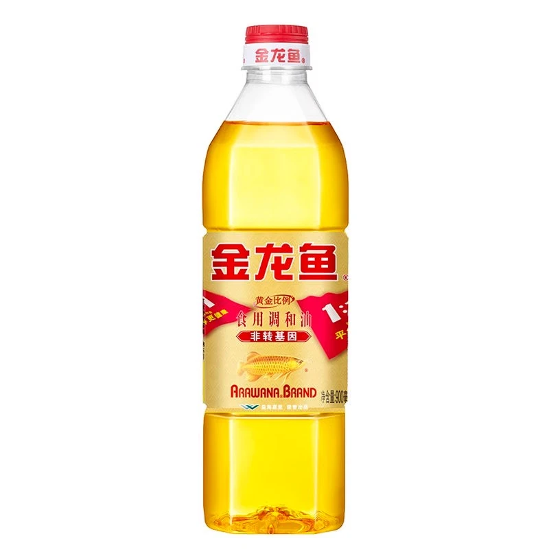 金龙鱼食用油非转基因黄金比例1:1:1植物调和油900ml